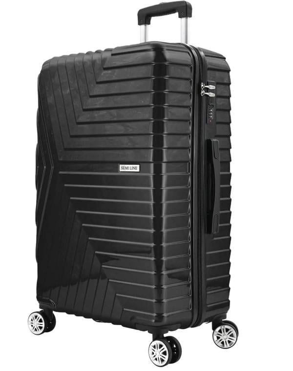 Чемодан SEMI LINE T5765-2 24" M Black (DAS302951)