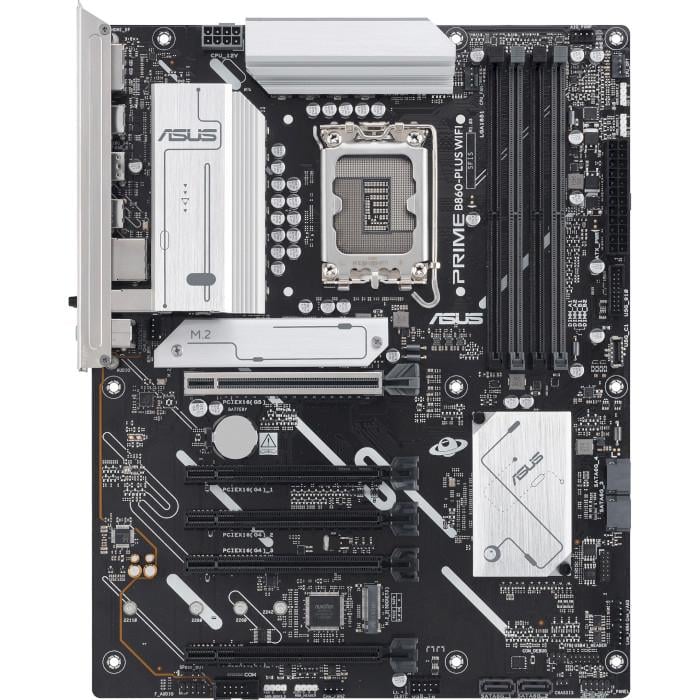 Материнская плата ASUS PRIME B860-PLUS WIFI ATX sLGA1851 Intel B860 4xDDR5 2xM.2 4xSATA USB4 2.5G LAN Black (31330077)