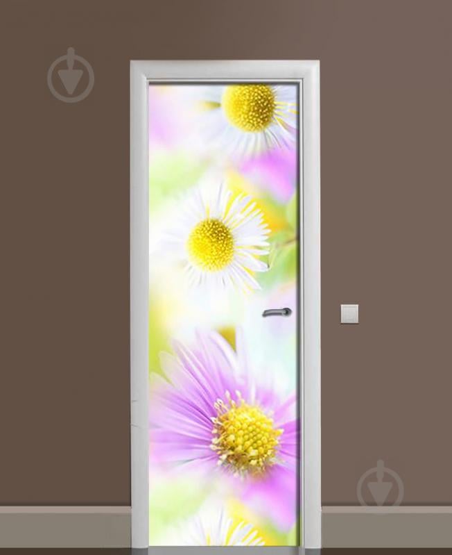 Наклейка на дверь Zatarga «Солнечное счастье» 650х2000 мм виниловая 3Д наклейка декор самоклеящаяся