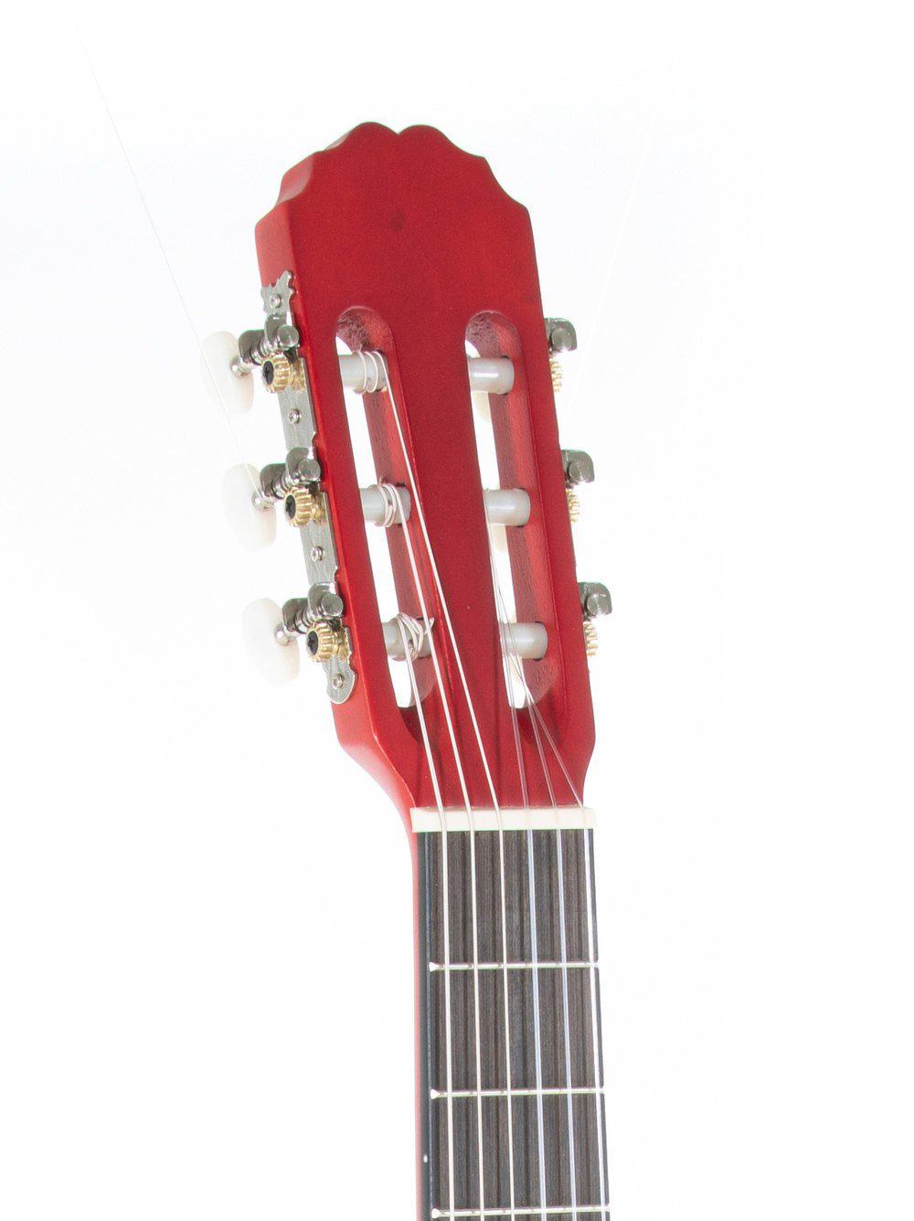 Классическая гитара GEWA Basic 3/4" Transparent Red (G-PS510143) - фото 7