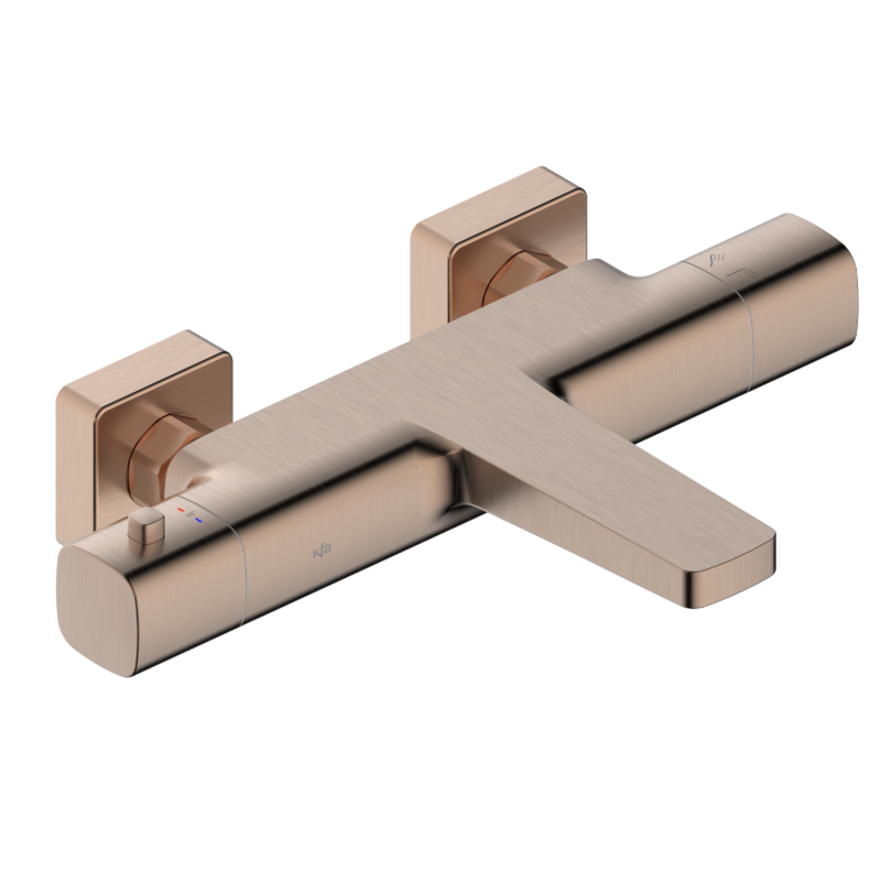 Змішувач для душу KFA Armatura Malaga термостатичний Бронза брашована (5754-010-34)