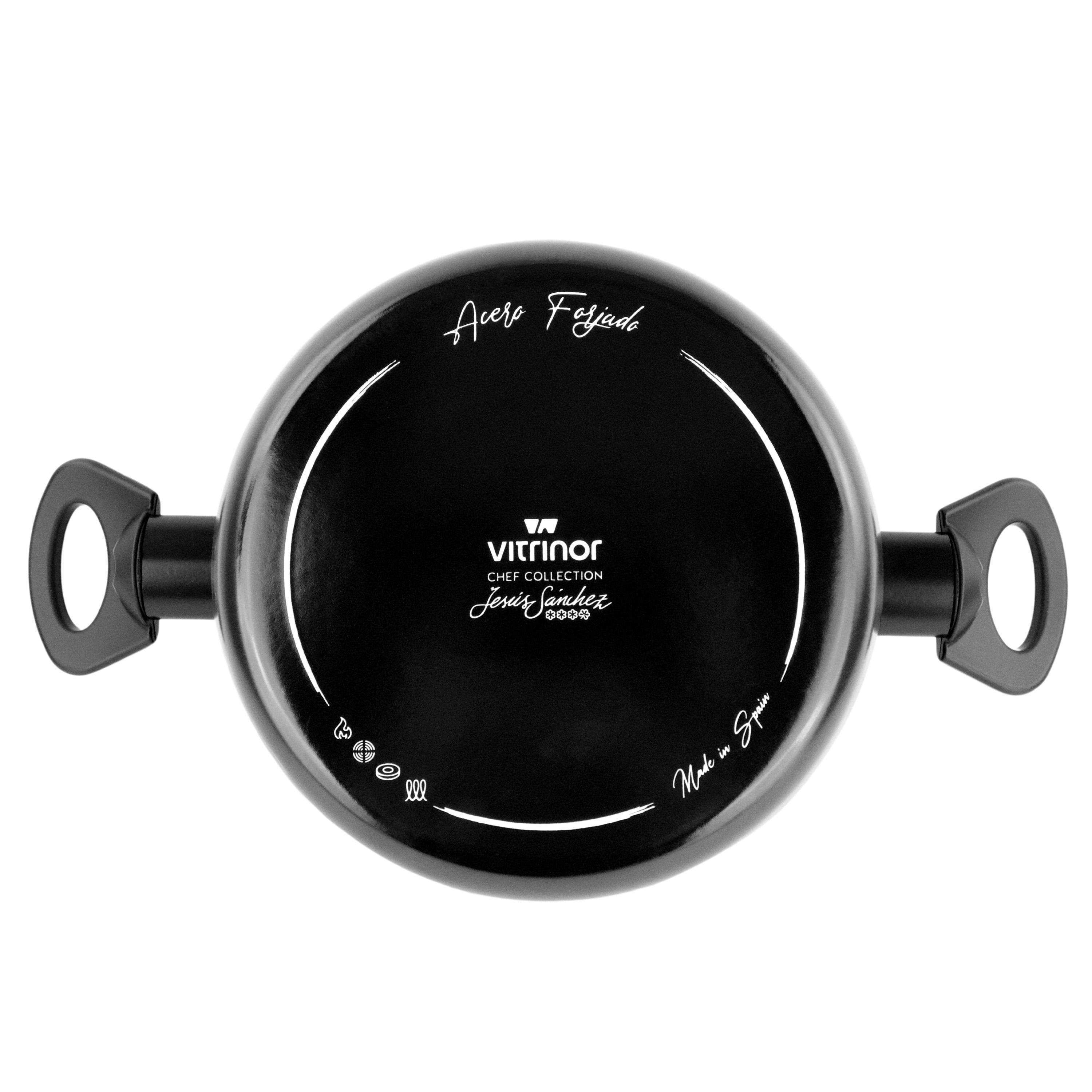 Каструля з кришкою Vitrinor CHEF COLLECTION з антипригарним покриттям 24 см 3,8 л (2112161) - фото 8 Каструля з кришкою Vitrinor CHEF COLLECTION з антипригарним покриттям 24 см 3,8 л (2112161) - фото 8