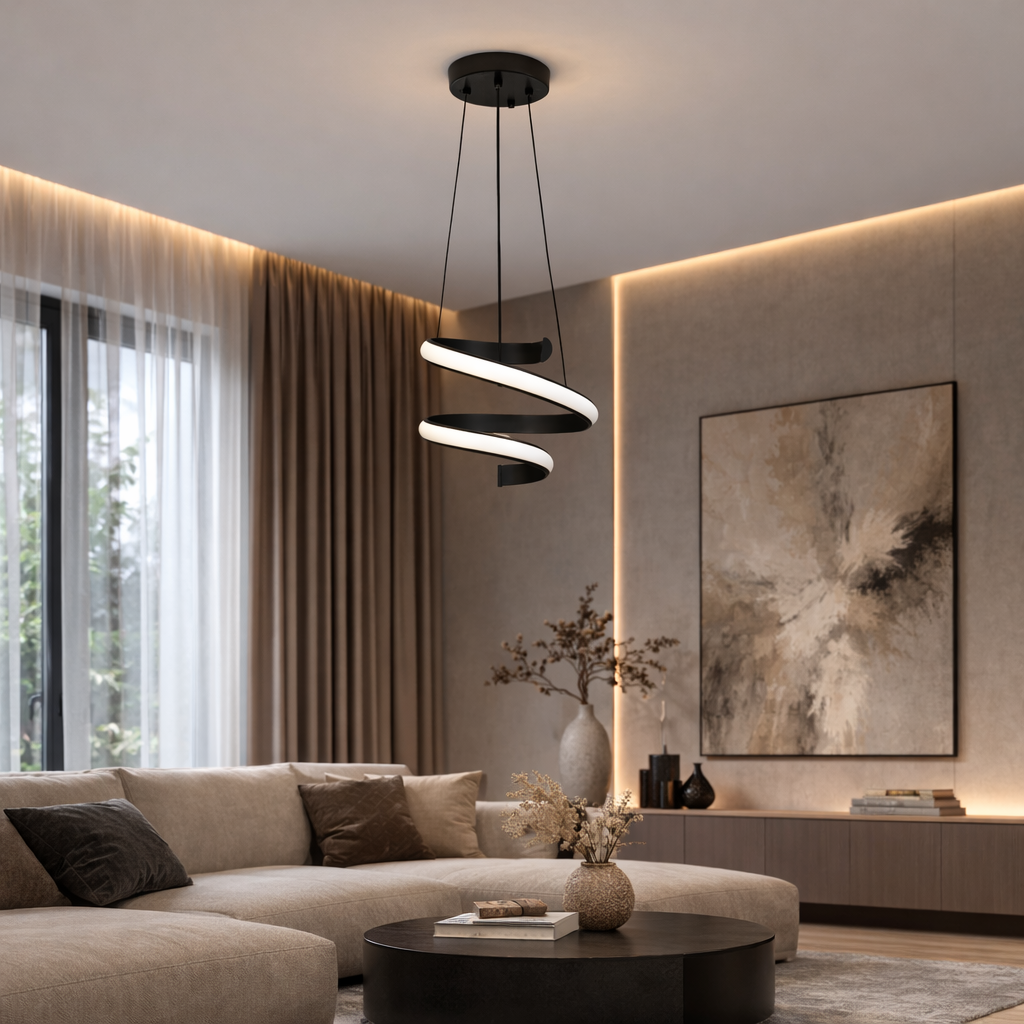 Люстра Velora Noir LED 3 режима 117W (20186/1BK)