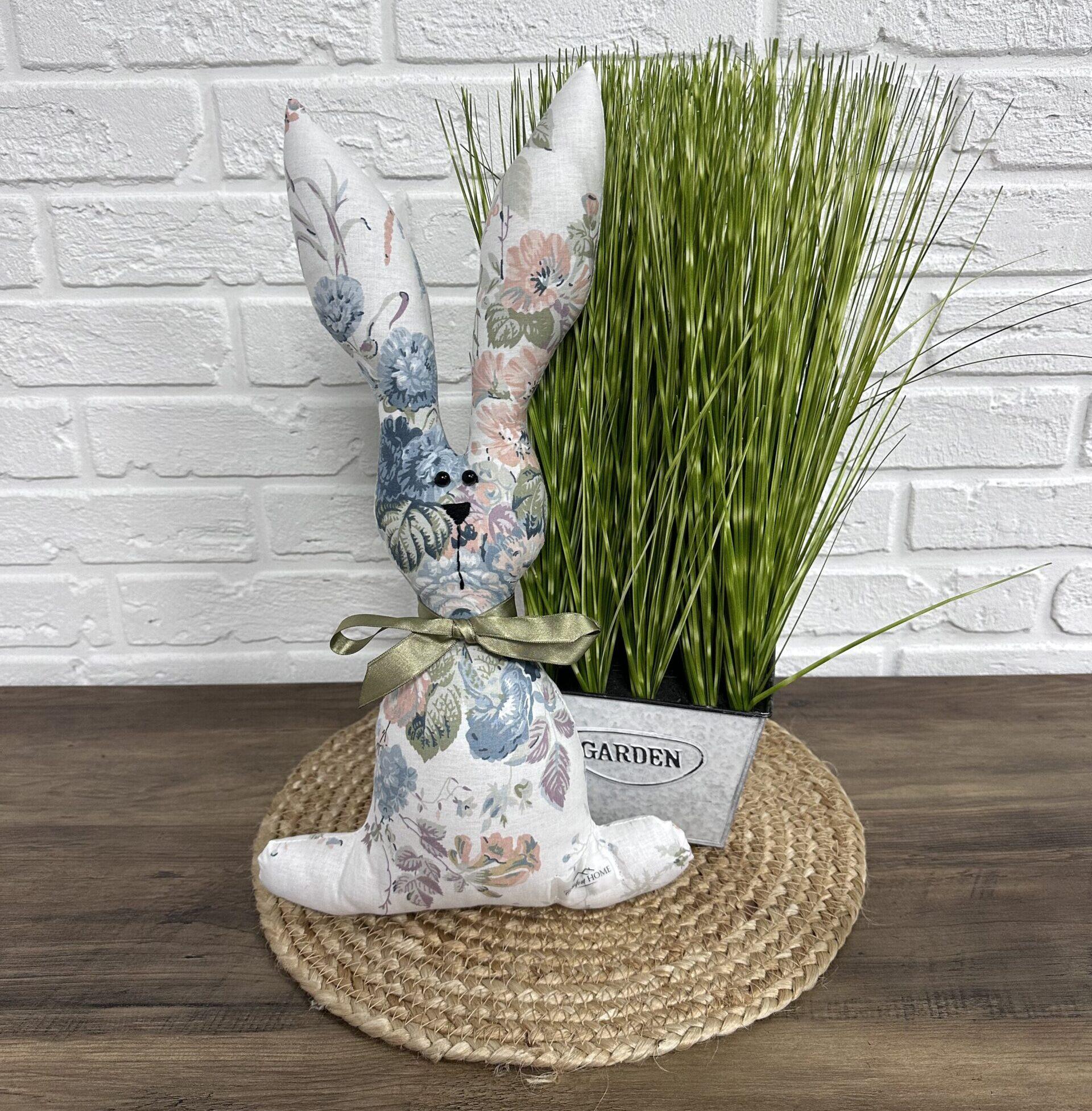 Кролик пасхальный Comfort Home Nude flowers 45 см
