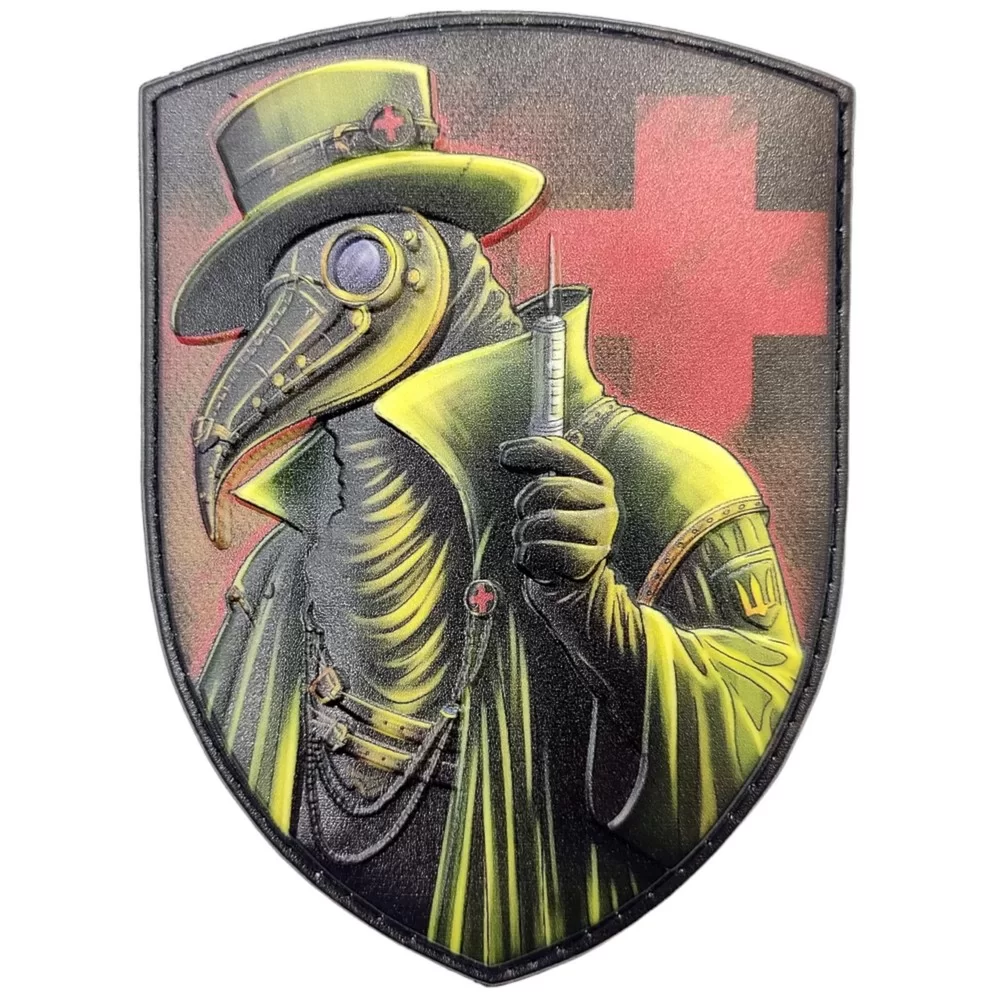 Шеврон 3D Чумний лікар ПВХ (07130444)