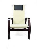 Крісло для відпочинку з підніжкою Avko ARC013 Walnut Beige - фото 3 Крісло для відпочинку з підніжкою Avko ARC013 Walnut Beige - фото 3