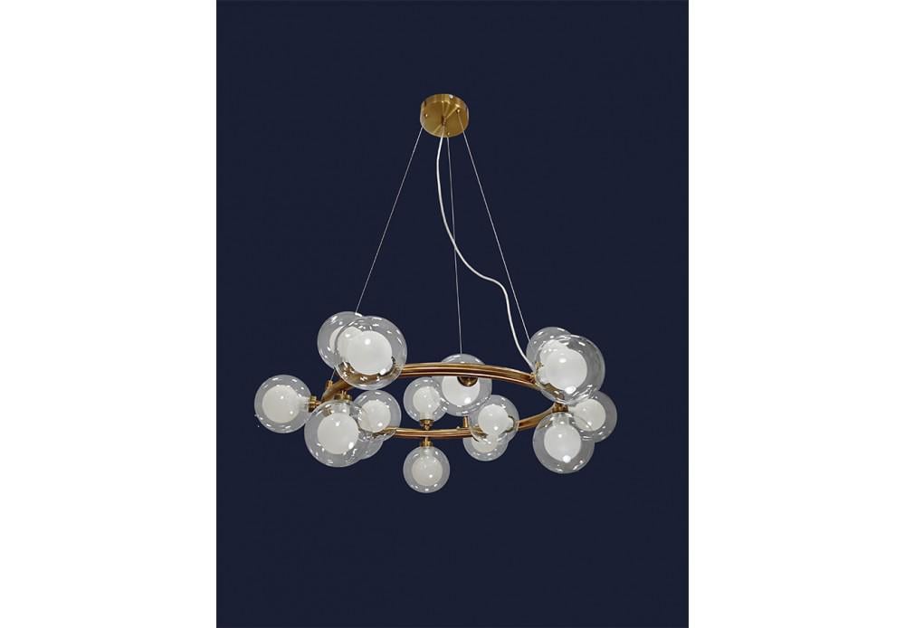 Люстра Levistella 761J2029-15 BRZ+CLWH Люстра Levistella 761J2029-15 BRZ+CLWH