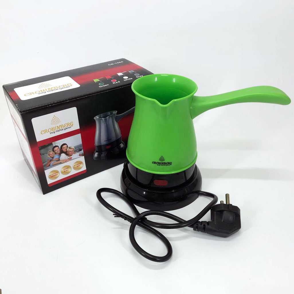 Кофеварка Crownberg CB-1564 Зеленый - фото 3 Кофеварка Crownberg CB-1564 Зеленый - фото 3