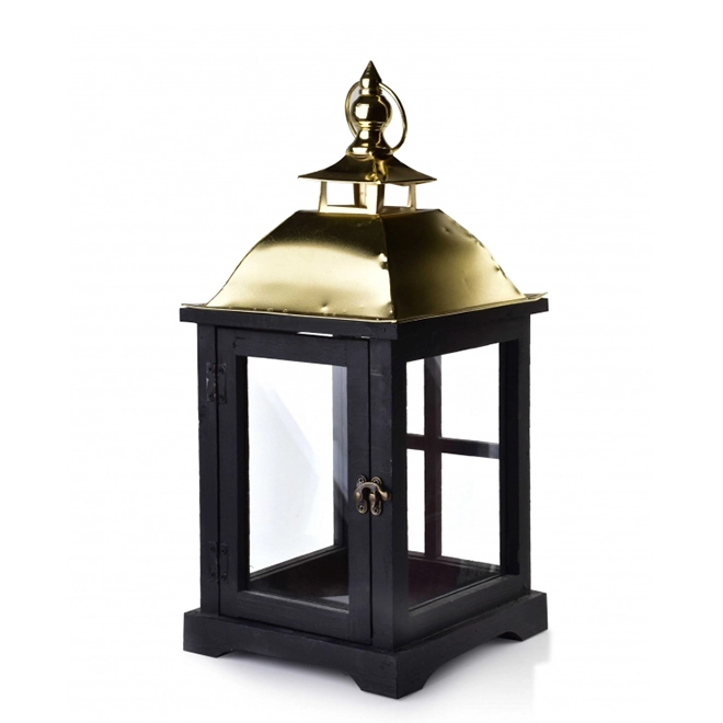 Підсвічник-ліхтар дерев'яний Levi Gold HTO1706 (35248) Підсвічник-ліхтар дерев'яний Levi Gold HTO1706 (35248)