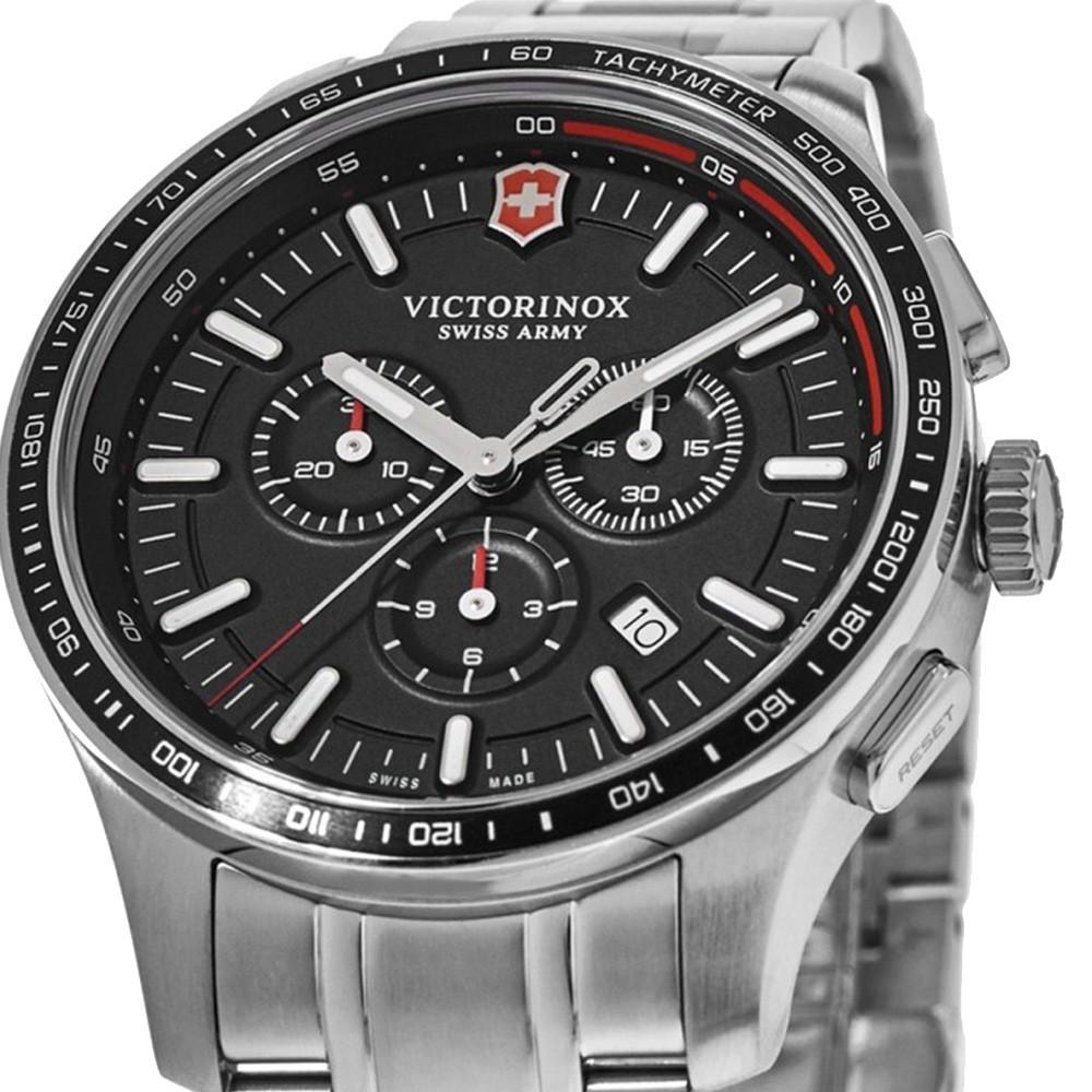 Наручний годинник чоловічий Victorinox Swiss Army Alliance Sport Chrono кварцевий Silver (V241816) - фото 5 Наручний годинник чоловічий Victorinox Swiss Army Alliance Sport Chrono кварцевий Silver (V241816) - фото 5