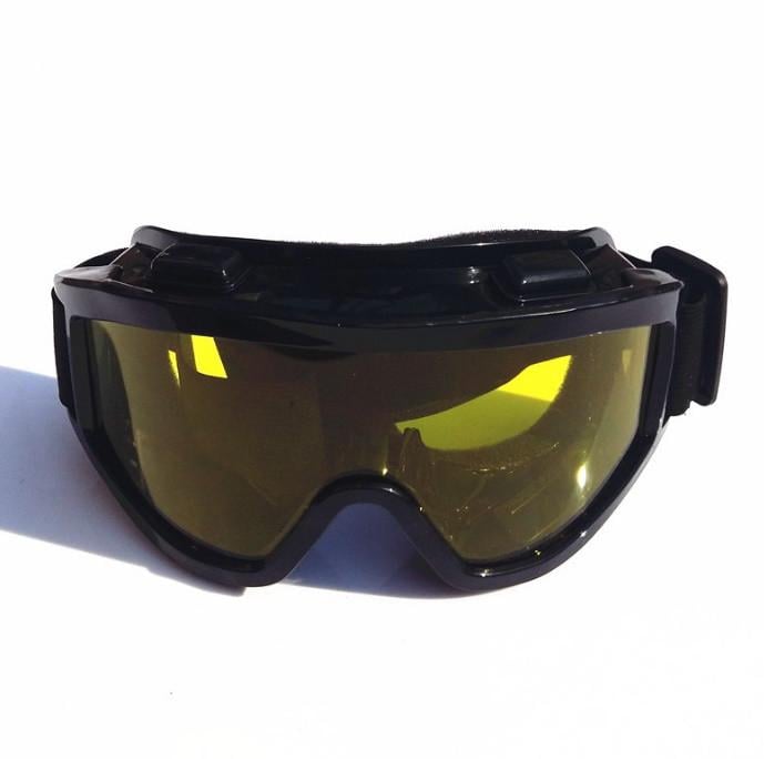 Маска-окуляри для спорту з вентиляцією Жовтий лінза (МГ-1001-54)