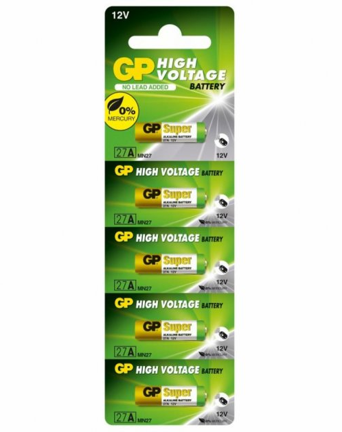 Батарейки GP 27A-U5 12V Alkaline