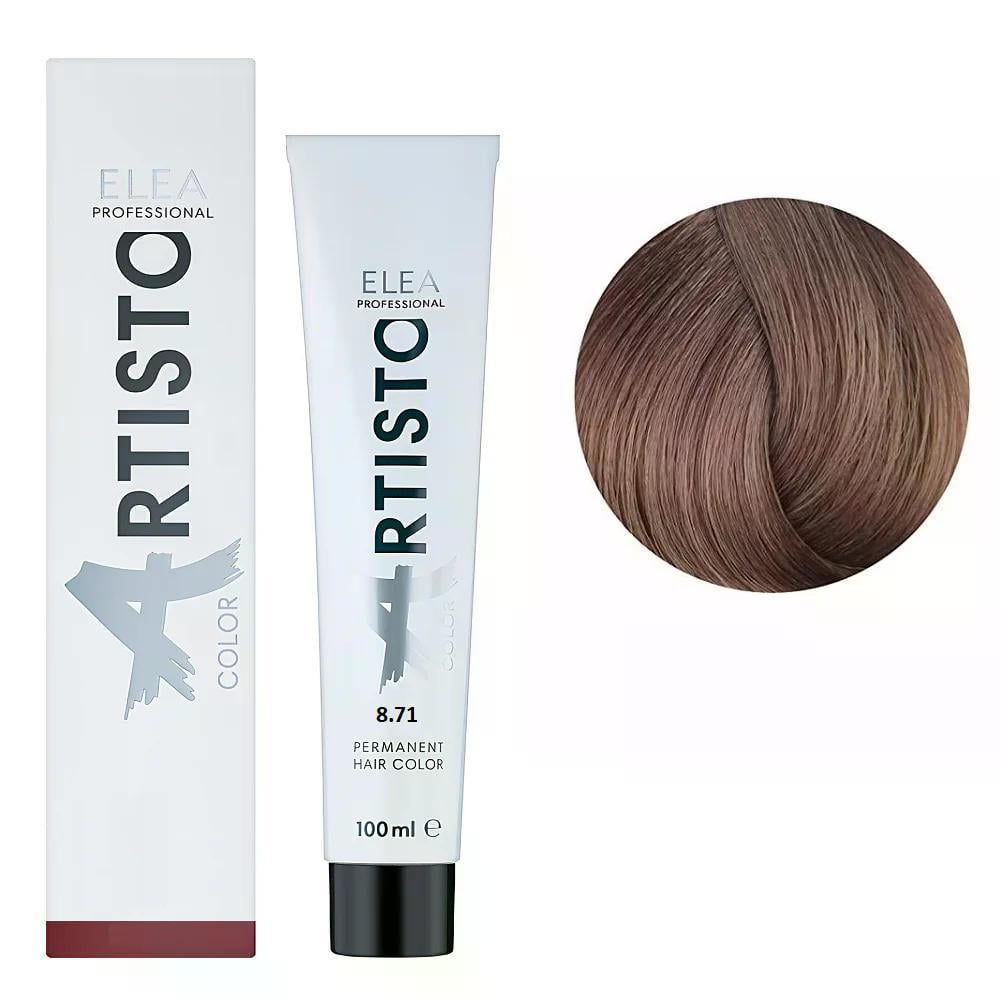 Крем-краска для волос Elea Professional Artisto Color 8.71 Светло-русый коричневый пепельный 100 мл