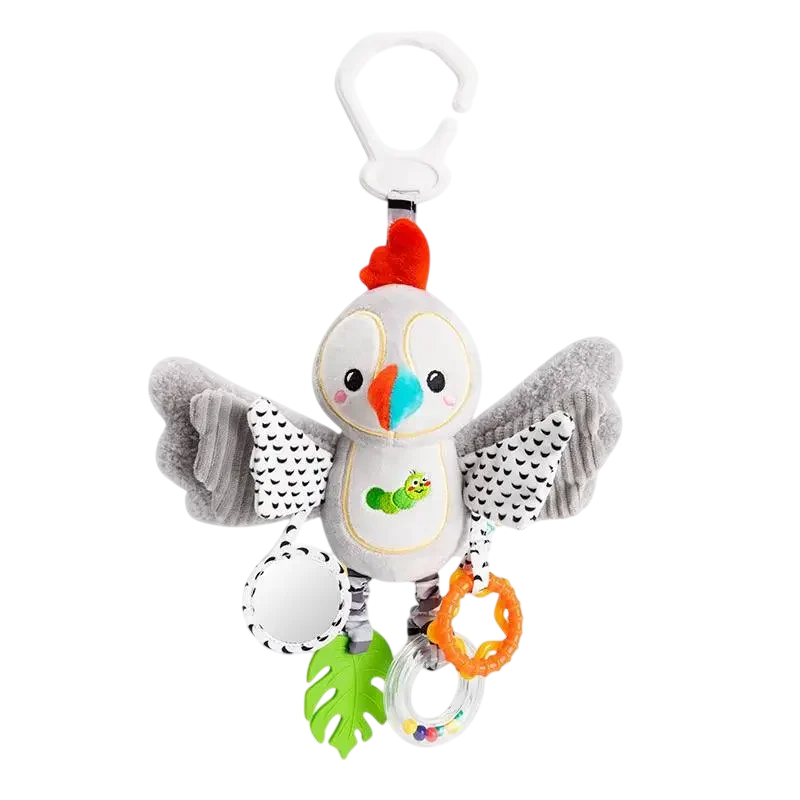 Игрушка-подвеска мягкая развивающая xA27A-B Happy Monkey Птичка (2698854718)