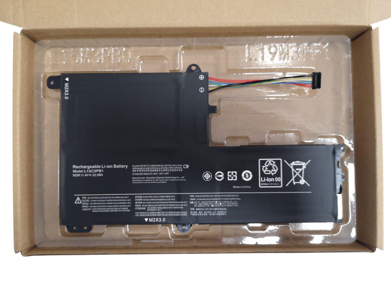 Аккумулятор для Lenovo IdeaPad 320S-14IKB/15IKB/330S-14IKB/15IKB/L15M3PB0/L15L3PB0/L15C3PB1 Type-C 4510 mAh 52,5Wh (000013478)