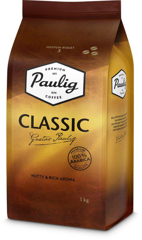 Кофе в зернах Paulig Classic 1 кг (P11891)