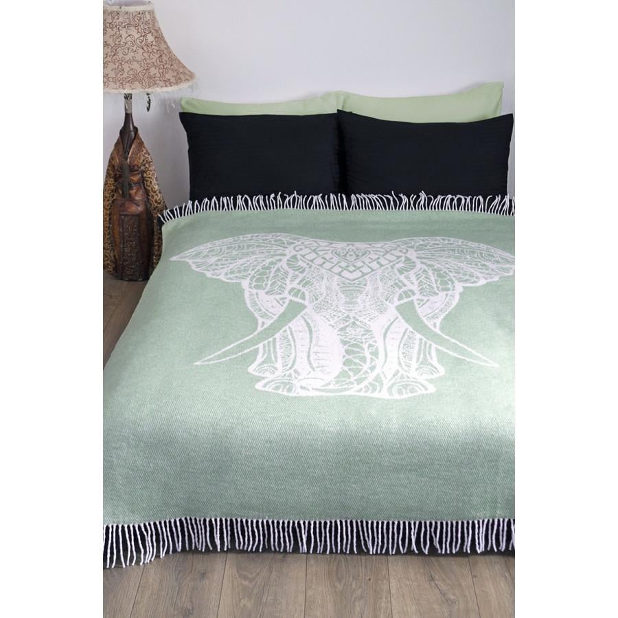 Плед Lotus Zeus Elephant 140x200 см Мятный (svt-2000022264983)