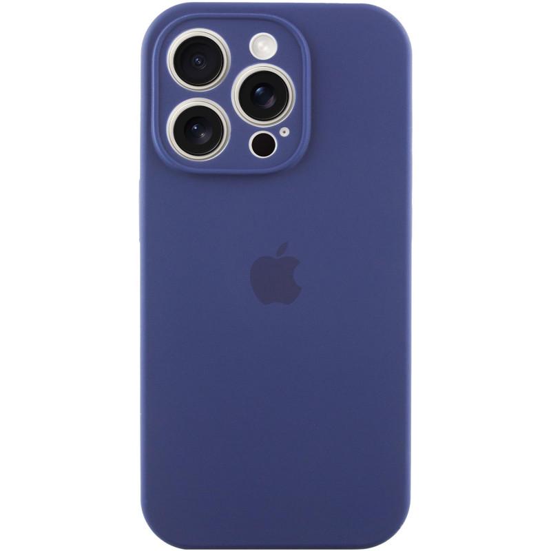 Противоударный чехол Silicone Case Full Camera Protective AA для Apple iPhone 14 Pro 6.1" Синий/Deep navy/PVH