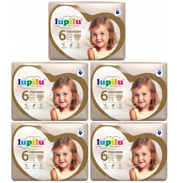 Подгузники Lupilu Premium Extra large 6 15+ кг 190 шт. (61f8e9d137c6655df556a497)