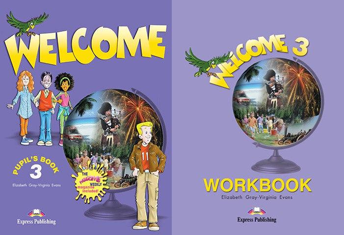Учебник и рабочая тетрадь WELCOME 2 Student's Book Workbook