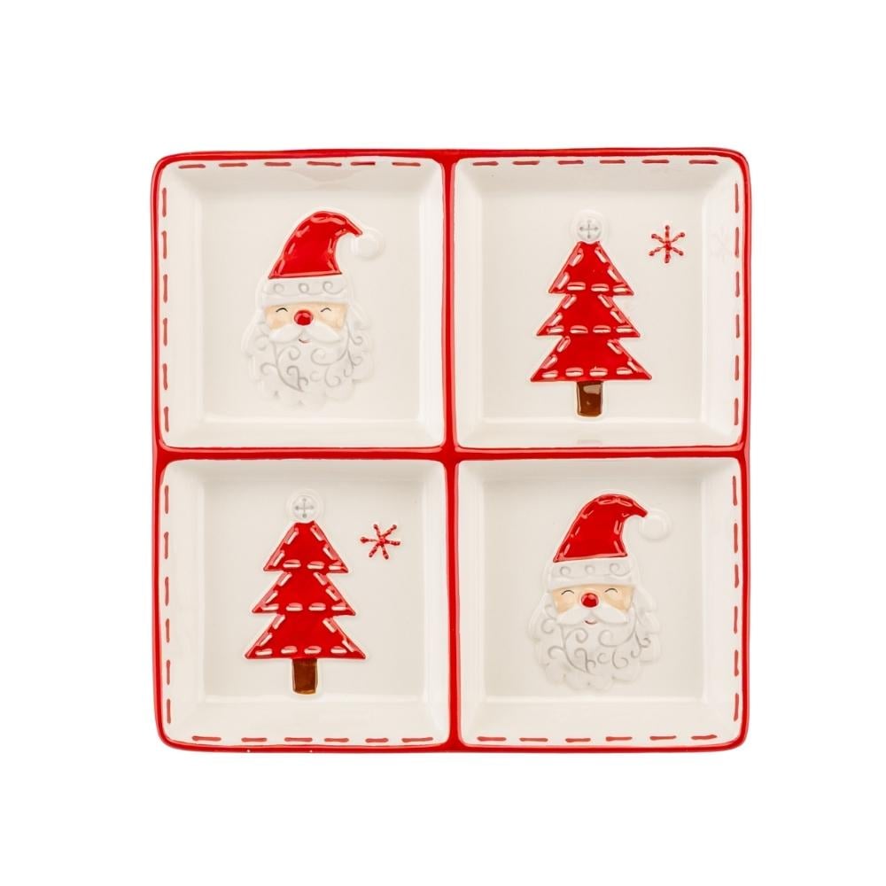 Минажница Elisey Зимние узоры 20,2 см Красный (UD-243-N-22)