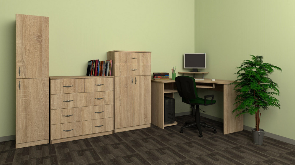 Комод для документів Компаніт КШ-14 Дуб сонома (60c7337356ed397aa71046df) - фото 3 Комод для документів Компаніт КШ-14 Дуб сонома (60c7337356ed397aa71046df) - фото 3