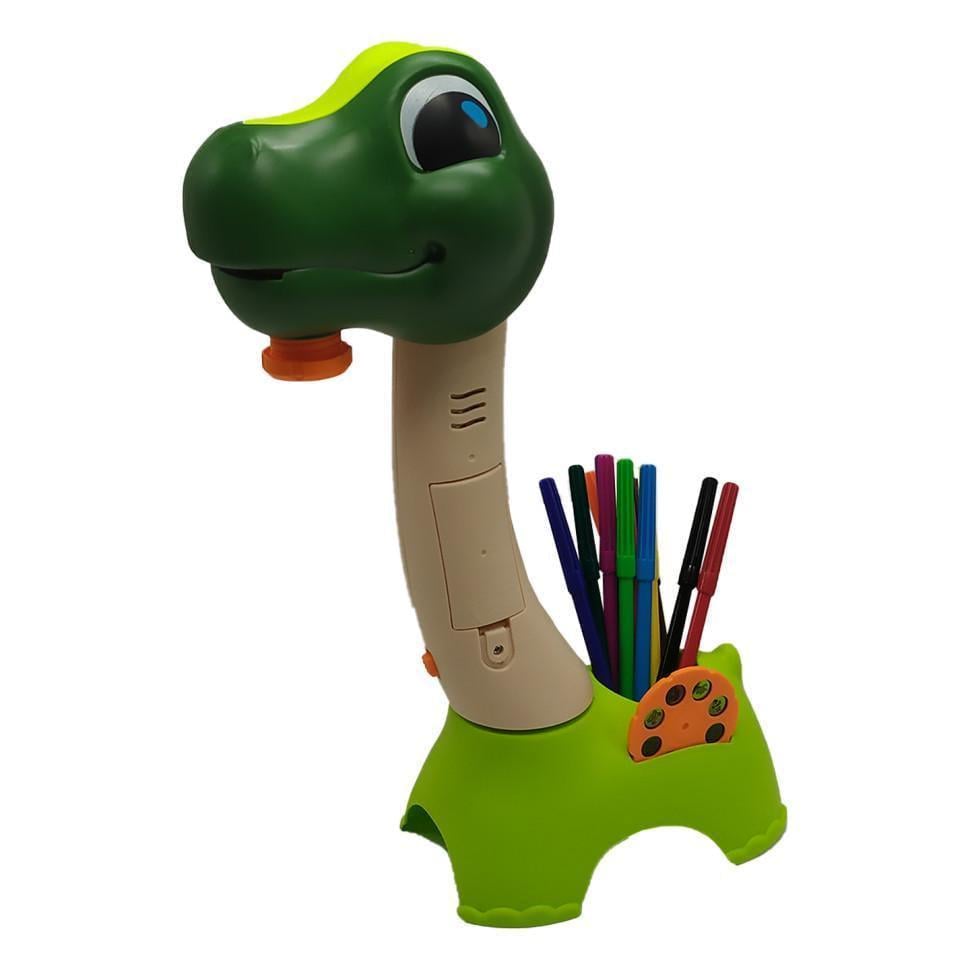 Проектор для рисования Bambi динозавр 18 предметов от 3 лет Зеленый (RN-250-N-1143)