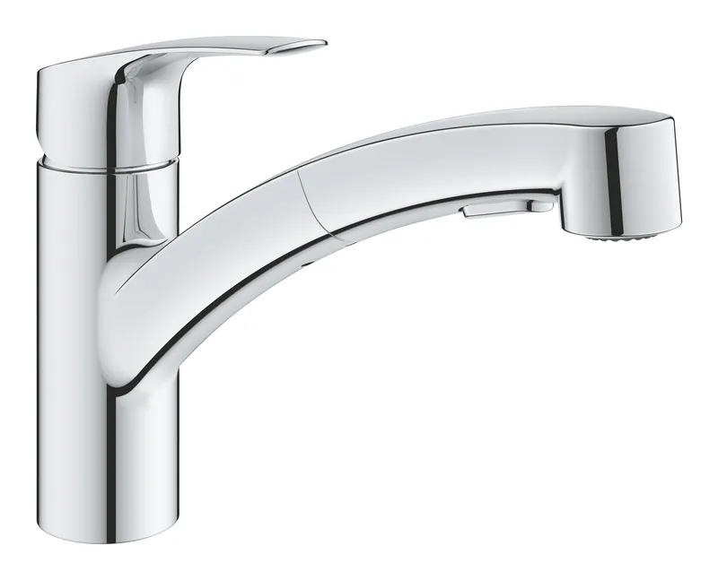 Смеситель для кухни Grohe Eurosmart New с выдвижным изливом (30305001) Смеситель для кухни Grohe Eurosmart New с выдвижным изливом (30305001)