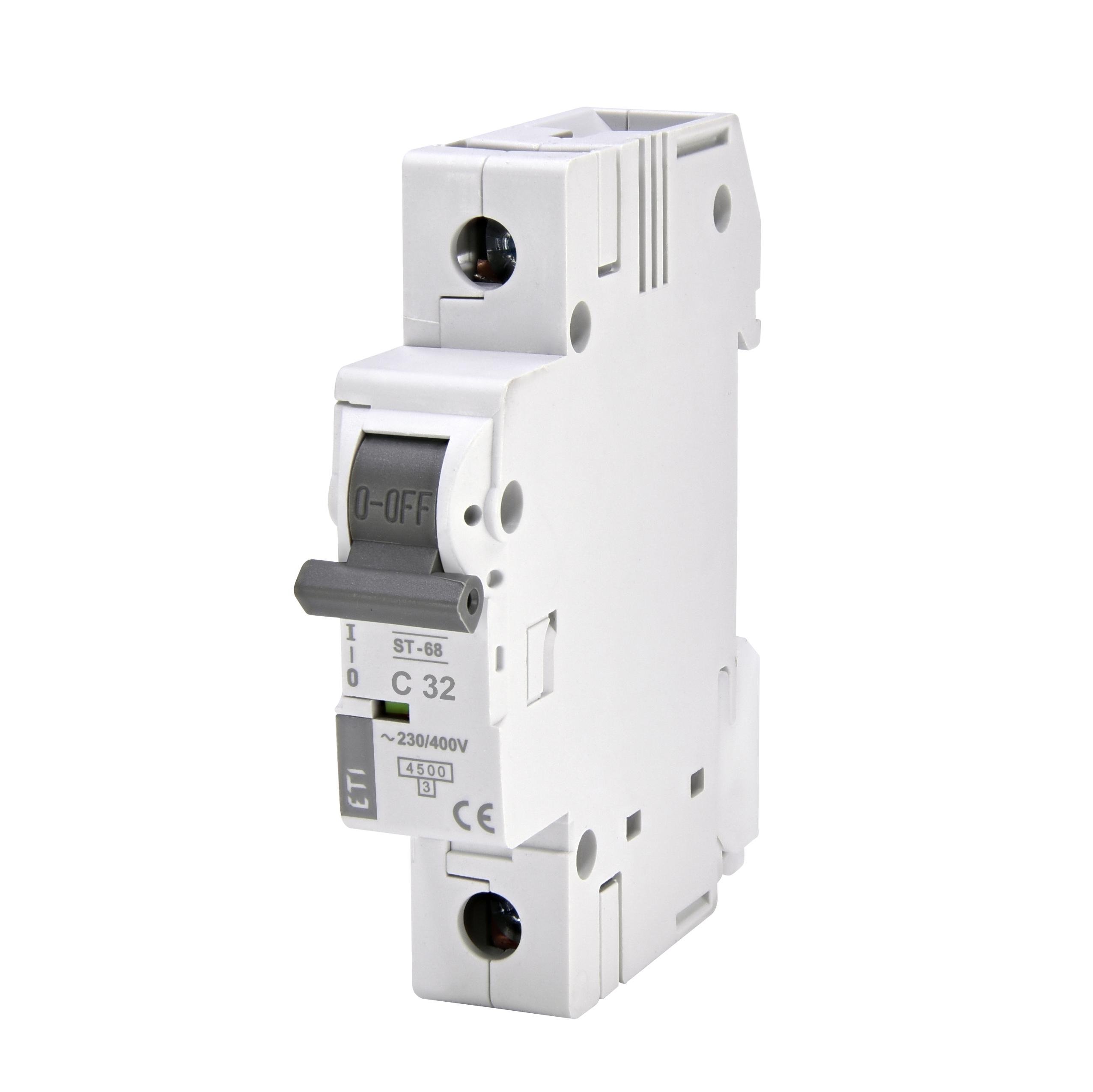 Автоматический выключатель ETI ST-68 1P 32A C 4,5 kA 2181319
