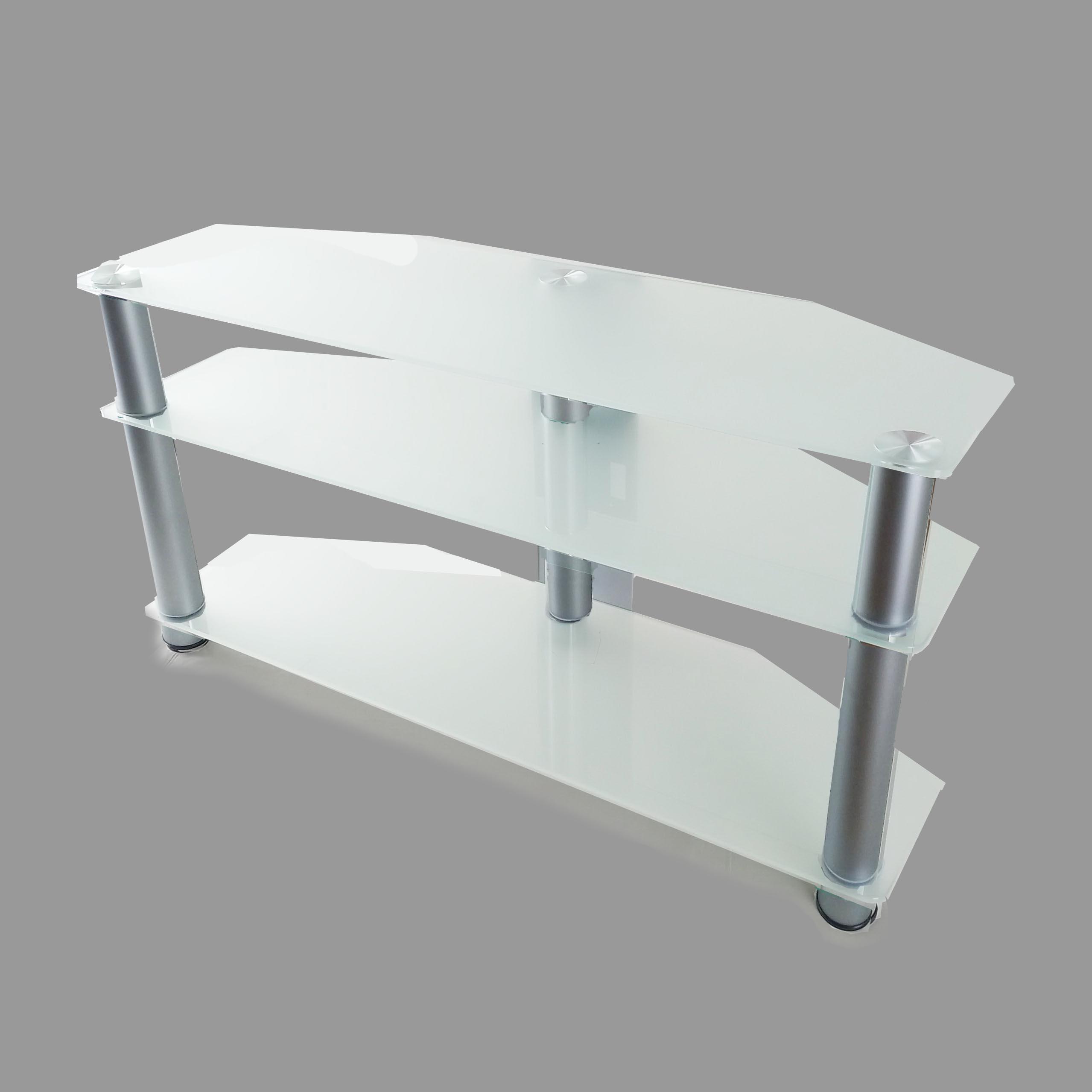 Тумба под телевизор Commus Евро new Satin Alm 20-47" 1100х350х569 мм Белый/Алюминий (644420135) - фото 2 Тумба под телевизор Commus Евро new Satin Alm 20-47" 1100х350х569 мм Белый/Алюминий (644420135) - фото 2