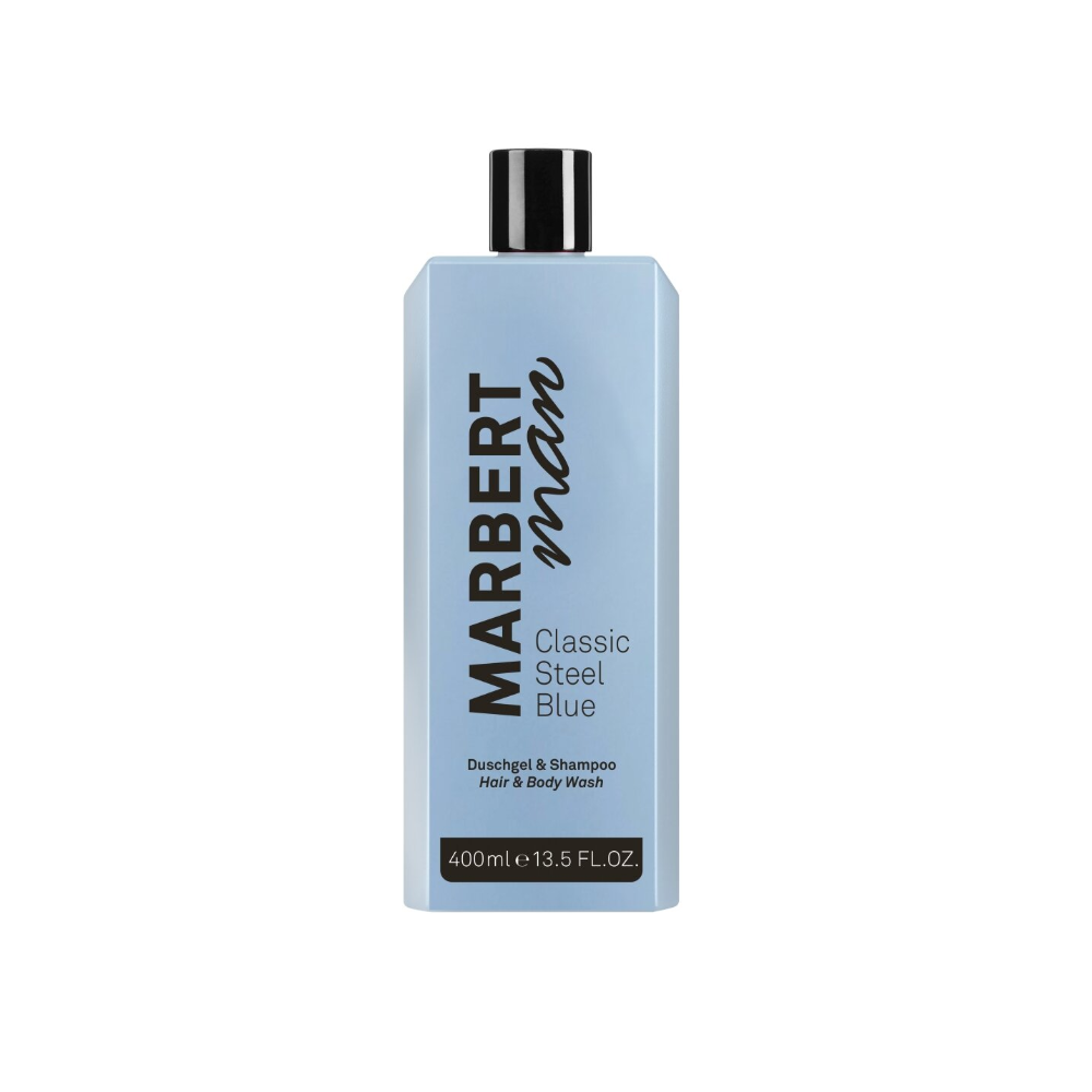 Шампунь та гель для душу Marbert Man Classic Steel Blue Shower Gel & Shampoo 400 мл (455052)
