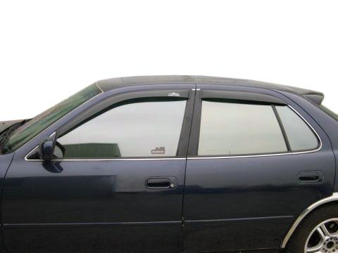 Ветровики HIC для Toyota Camry 1997-2002 гг. поликарбонат Черный