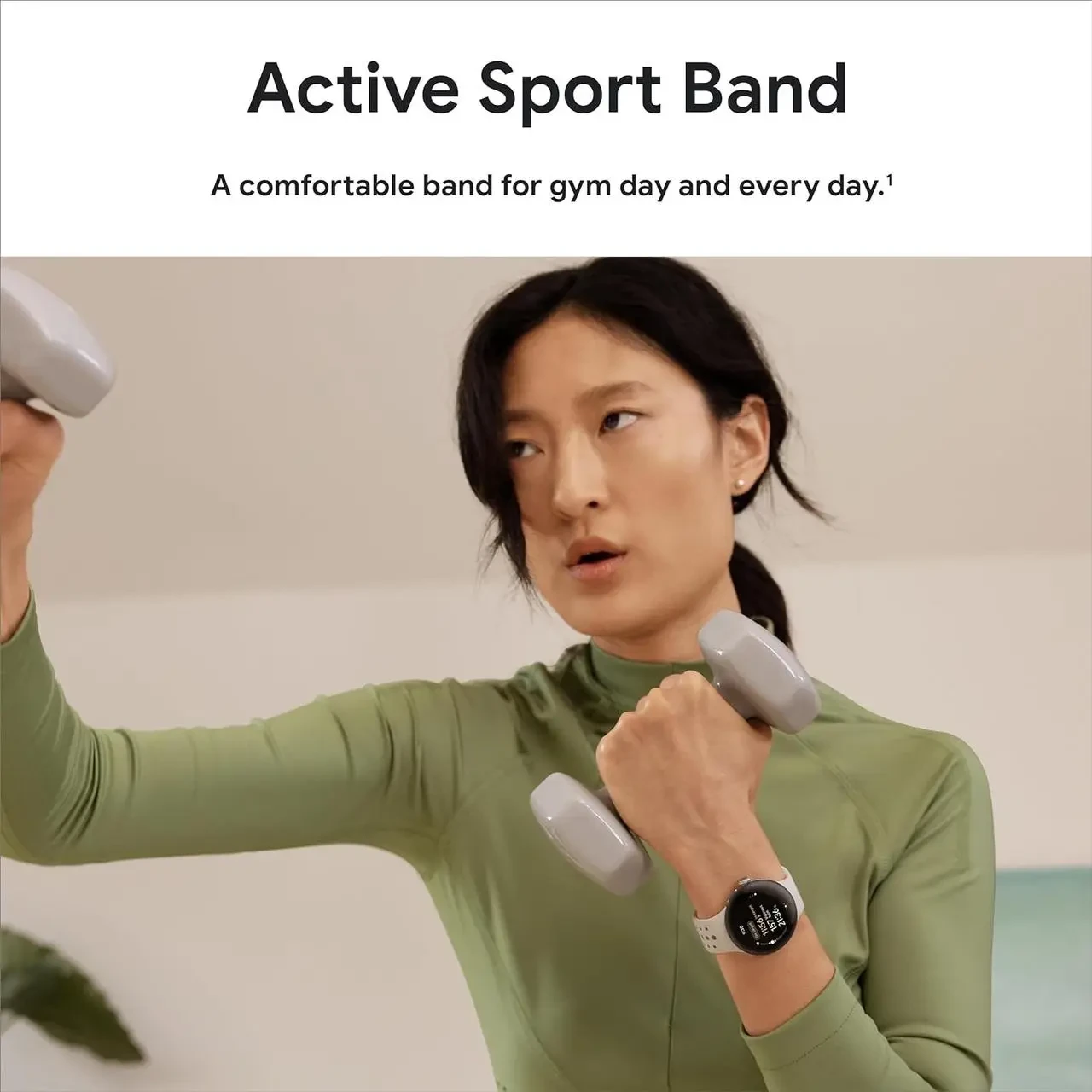 Ремешок Google Active Sport Band для Pixel Watch 1/2/3 Porcelain (2360542203) - фото 3 Ремешок Google Active Sport Band для Pixel Watch 1/2/3 Porcelain (2360542203) - фото 3