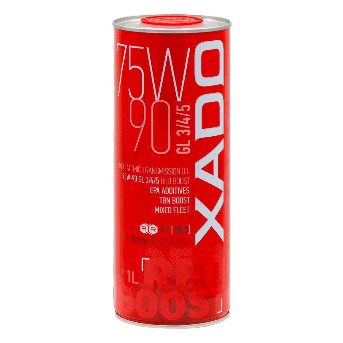 Трансмісійне масло Xado Atomic Oil Red Boost 75W-90 GL 3/4/5 1 л (XA 26118)