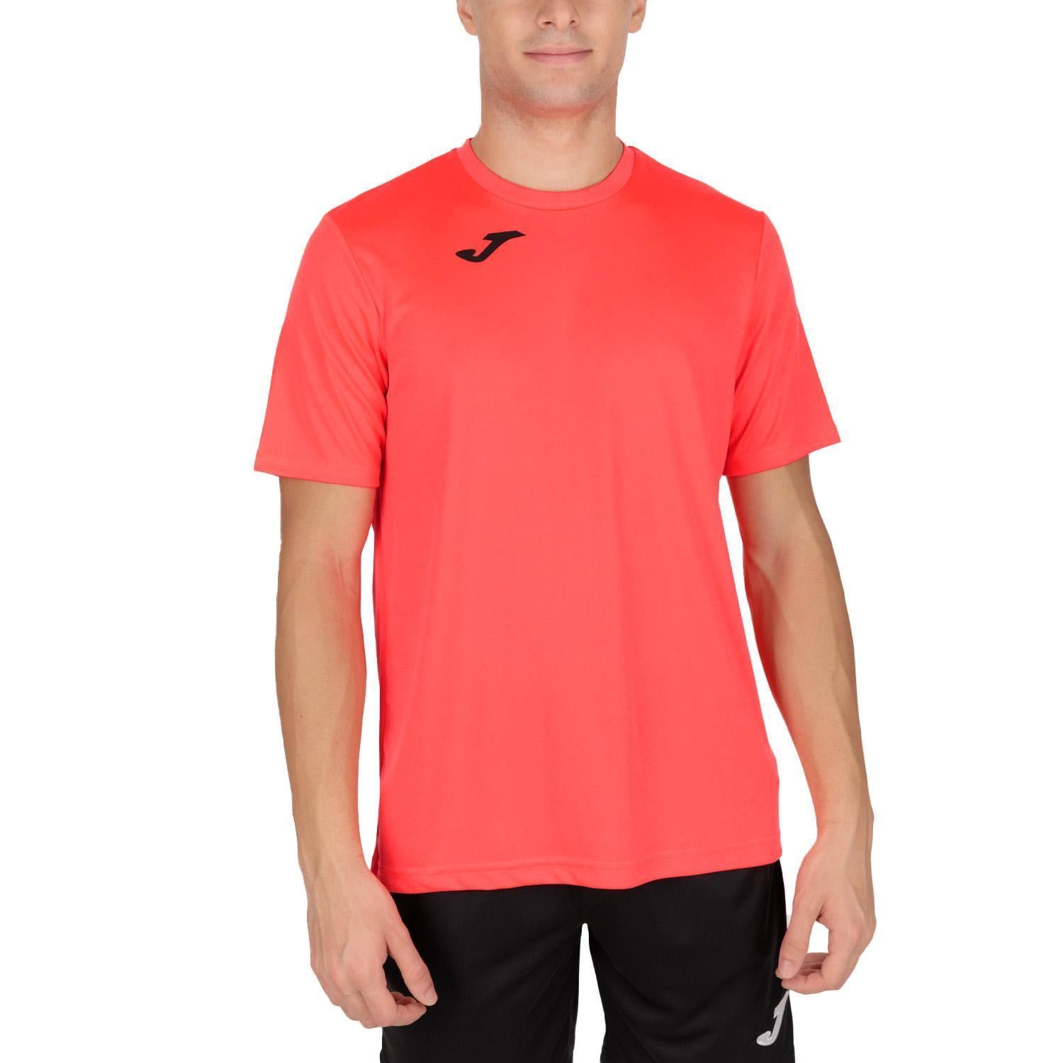 Футболка Joma 100052.040 T-Shirt Combi S/S XL Coral Fluor