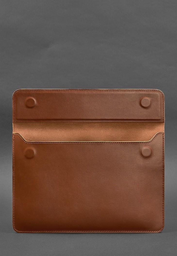 Чехол-конверт кожаный на магнитах для MacBook 13" Светло-коричневый (A-027552) - фото 5 Чехол-конверт кожаный на магнитах для MacBook 13" Светло-коричневый (A-027552) - фото 5