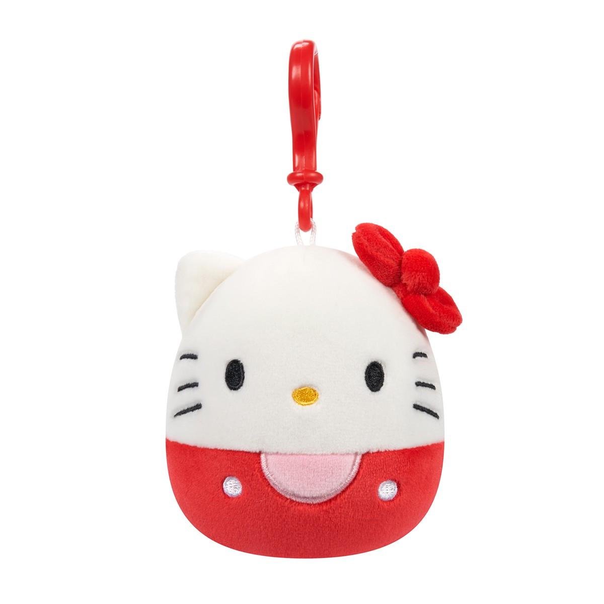 М'яка іграшка на кліпсі Squishmallows Хелоу Кітті 9 см (22586360)