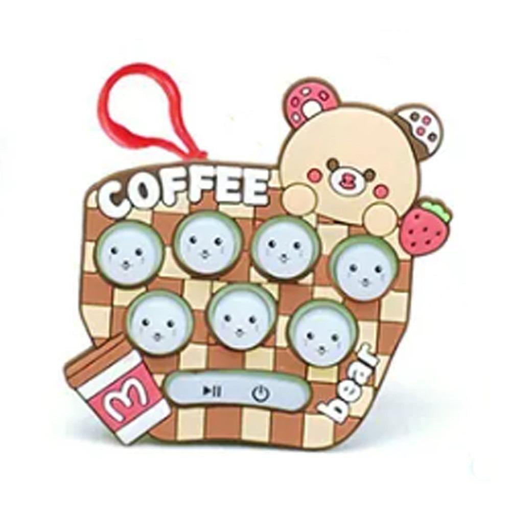 Игрушка-брелок Pop It №11 Медведь электронная интерактивная (PIT-11-00)