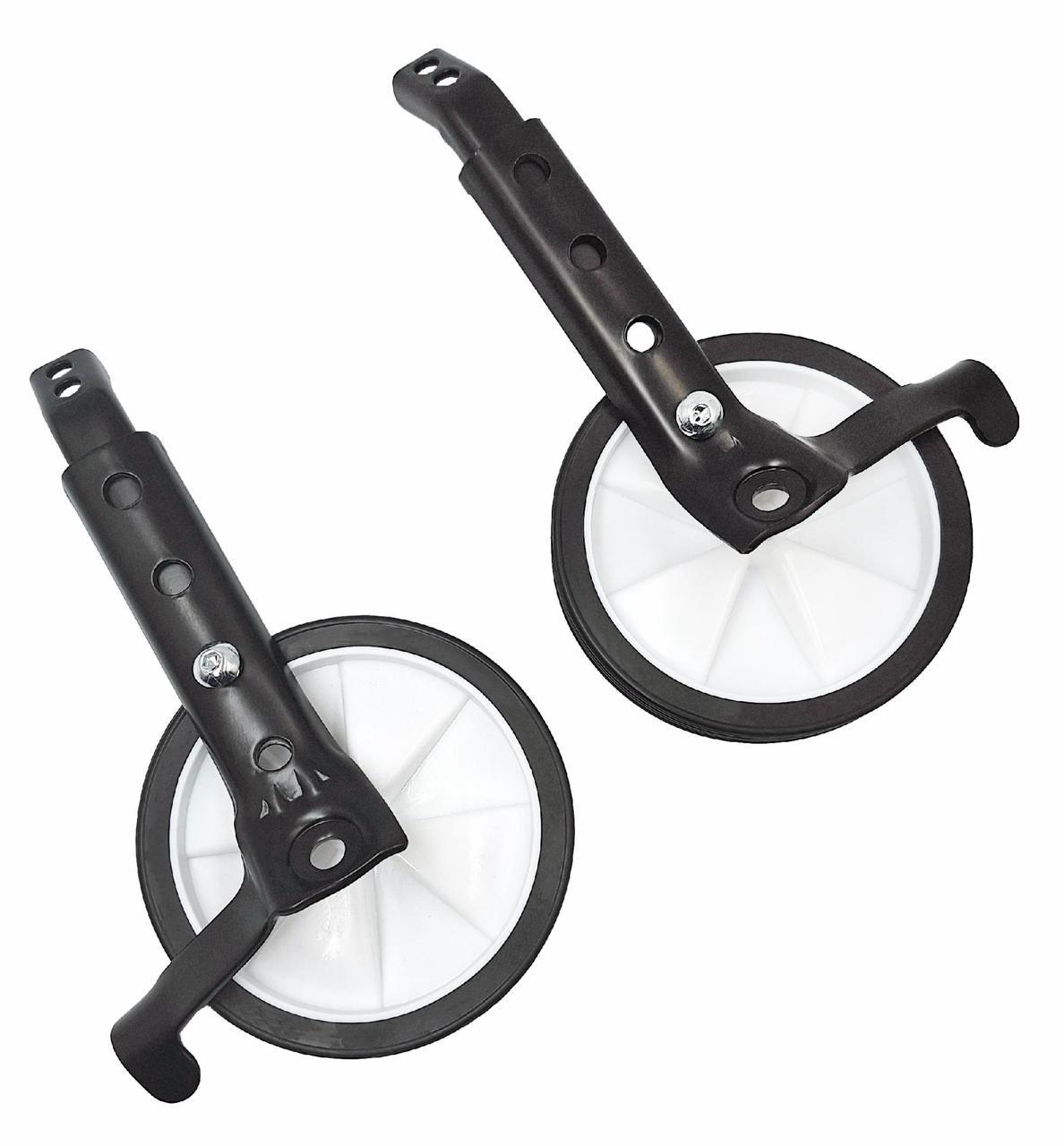 Колеса опорные для велосипеда со скоростями под перекидку 16-24" Черный с белым (G0001002) - фото 2 Колеса опорные для велосипеда со скоростями под перекидку 16-24" Черный с белым (G0001002) - фото 2