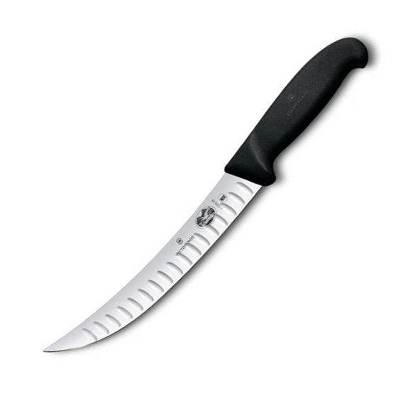 Нож кухонный Victorinox Fibrox Butcher для мяса 25 см Black (Vx57223.25D)