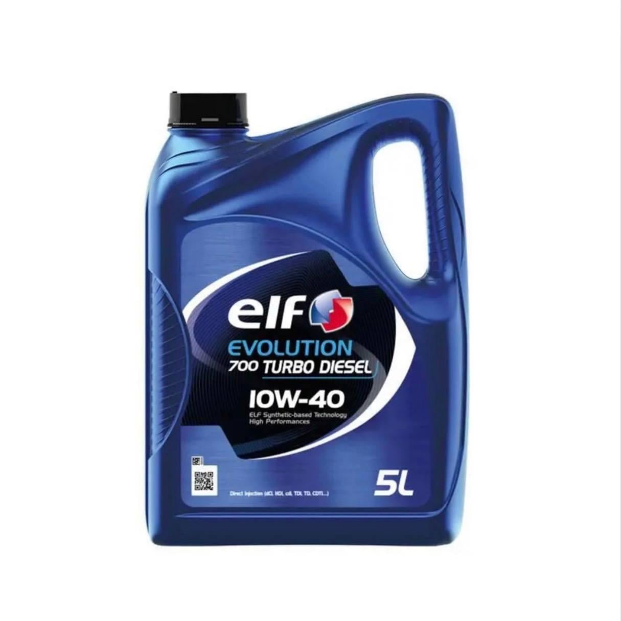 Моторное масло ELF Evolution 700 Turbo Diesel 10W-40 5 л (201553)