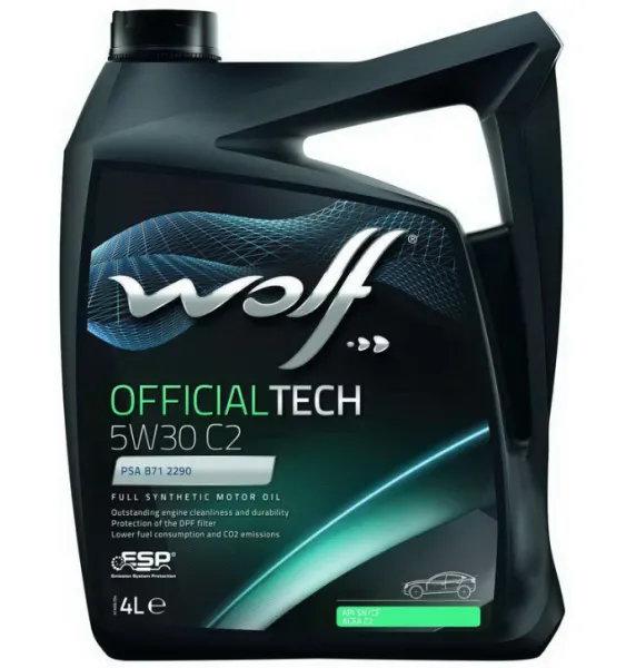 Моторна олива WOLF OfficialTech C2 SN/CF GF-5 5W-30 4 л (8309014)