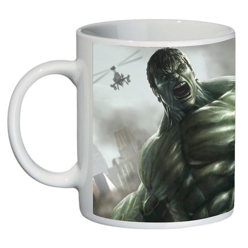 Чашка с принтом Халк марвел 001 (2404220310)