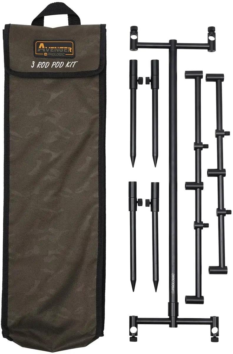 Род-под Prologic Avenger Kits & Carrycase станина на 3 вудочки (2682200601) - фото 2 Род-под Prologic Avenger Kits & Carrycase станина на 3 вудочки (2682200601) - фото 2
