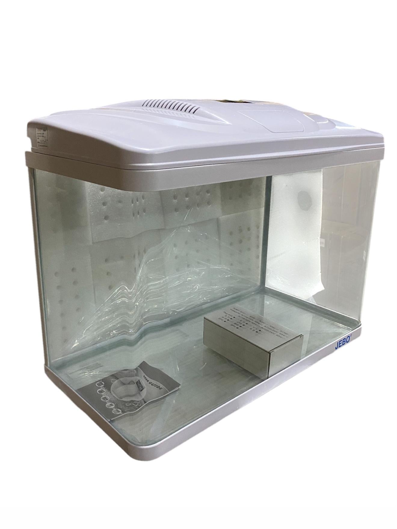 Аквариум Jebo LED 60 л 610х310х480 мм Белый