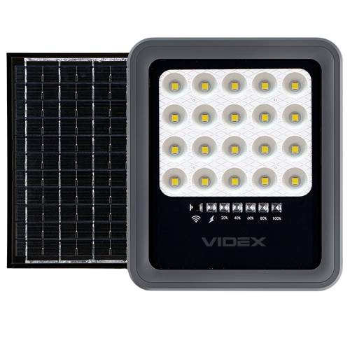 Прожектор светодиодный Videx 20 Вт IP65 500Lm 5000К Черный (29079592)