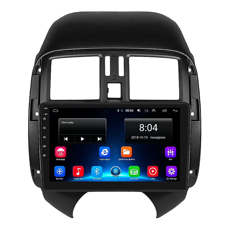 Автомагнитола штатная Lesko для Nissan Latio I N17 2012-2014 9" 2/32Gb Wi-Fi GPS Base MOB
