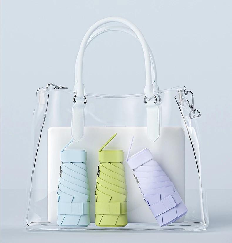 Парасолька міні складана капсульна механічна Синій (2426759498) - фото 4 Парасолька міні складана капсульна механічна Синій (2426759498) - фото 4