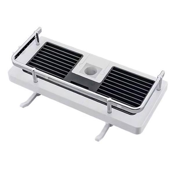 Полка для ванной комнаты с креплением на душ 30х12 см Белый (30365016) Полка для ванной комнаты с креплением на душ 30х12 см Белый (30365016)