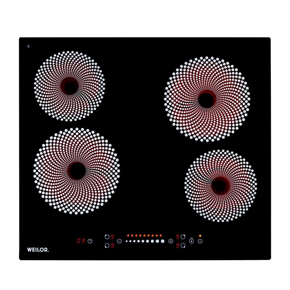 Варильна поверхня склокерамічна Weilor WHC 641 Black - фото 7